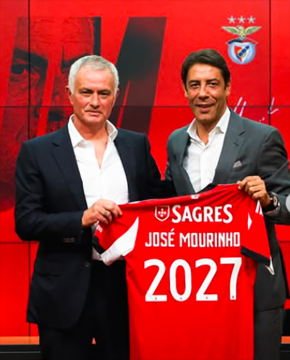 Jose Mourinho kembali ke Benfica, kontrak 2 tahun/Foto: IG SL Benfica